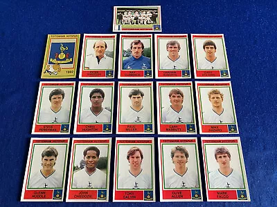 Panini Football 85 Stickers TOTTENHAM HOTSPUR Complete Team Pro Recovered SPURS • £30