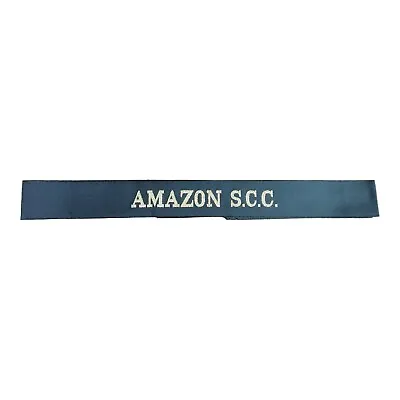 Amazon S.C.C. Sea Cadet Corps Full Length Navy Cap Tally • £6.99