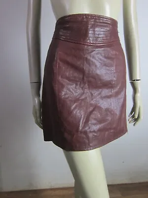 TIGERLILY Leather Skirt Sz 8  - BUY Any 5 Items = Free Post • $35.99