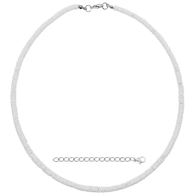 White Surfer Necklace Choker Pack Genuine Puka Shell Necklace For Men & Women  • $10.95