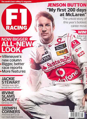 F1 RACING MAGAZINE - AUGUST 2010  - NEW MORE MORE - Excellent Condition • £2.75