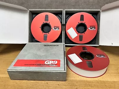 Lot Of 3 QUANTEGY GP9 Reel To Reel Tape 2500'  2  • $250