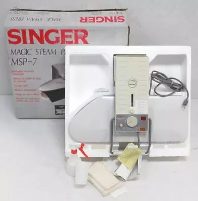 Singer Magic Steam Press 7 MSP7 In Original Box W/Accessories 120V 1500W Working • $124.99