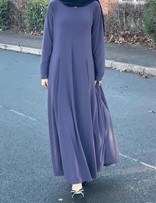 £19.99 • Buy Womens/Ladies ITY Umbrella Abaya Maxi Dress Jilbab Summer/Winter Black Blue Grey