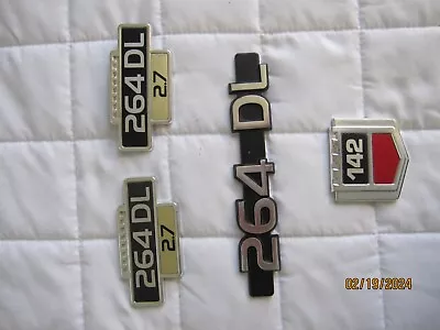 4 Vintage Volvo Car Emblems-Never Installed-Models  264DL And 142  • $25