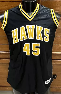 Vintage 1982 University Of Iowa Hawkeyes Game Worn Used Powers Basketball Jersey • $50