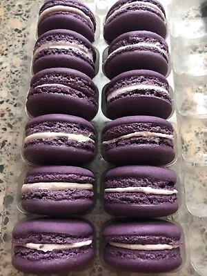 £11.99 • Buy Homemade Macaroons,Macarons 12, Handmade Lavender