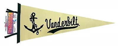 Vanderbilt Commodores Wool Pennant By Collegiate Pacific-12x30-NWT • $19.99