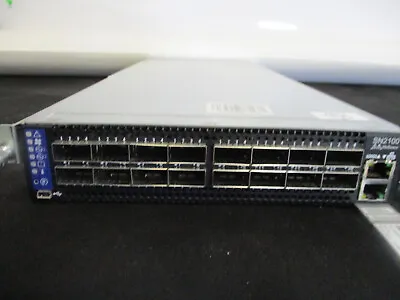 Mellanox Spectrum SN2100 16 Port 100 Gigabit Ethernet Switch - MSN2100-CB2FO • $2650