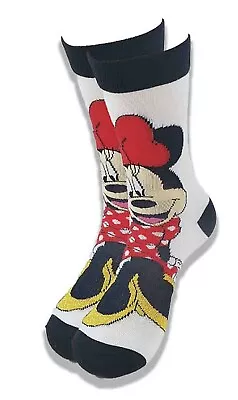 Minnie Mouse Cartoon Character Design Crew Socks • $7.99