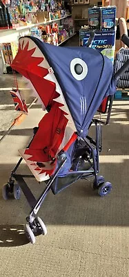 RARE!!!!!!     Maclaren Shark Stroller - Baby In Sharks Mouth RARE - Childs Kids • $290