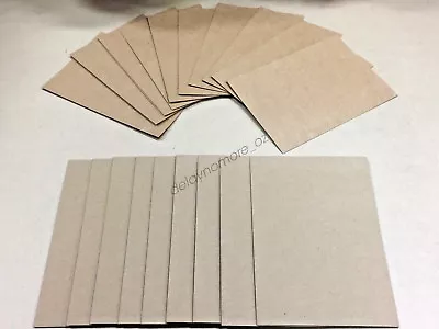 20pk Blank Brown DIY Cards & Envelopes C6 Size Craft Wedding Party Invitation • $5.49