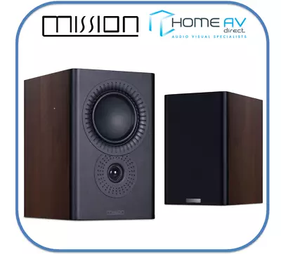 Mission LX-2 LX2 MkII Mk2 Bookshelf Or Standmount Speakers In Walnut Pearl • £229