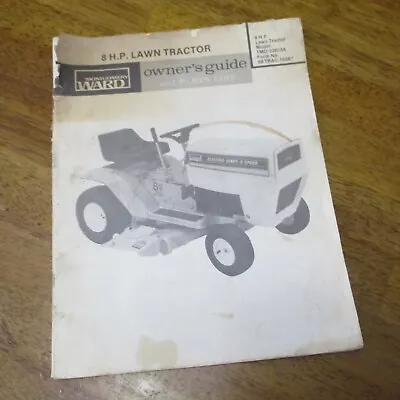 Owner Guide Parts List 89 Trac-153b Montgomery Ward Tmo-33853a 8hp Lawn Tractor • $20