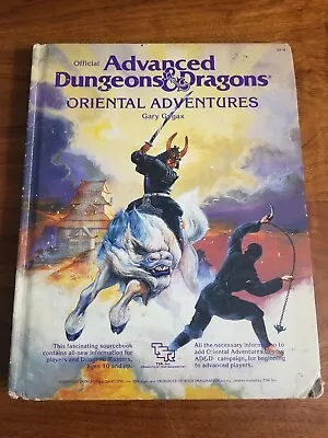 Oriental Adventures - AD&D 1st Edition Campaign Setting TSR • $56.99