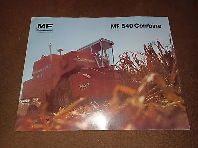 Massey Ferguson 540 Combine Dealer's Brochure- Canada  • $15