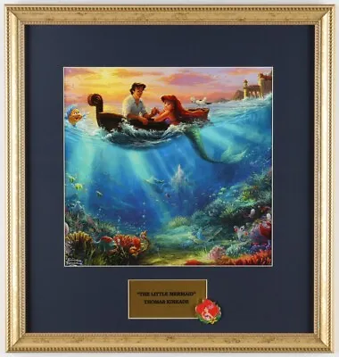 Thomas Kinkade  The Little Mermaid  Custom Framed Print 18 X19  • $75