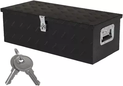 30 Inch Heavy Duty Aluminum Diamond Plate Tool Box Chest Box Pick Up Truck Bed R • $99.53