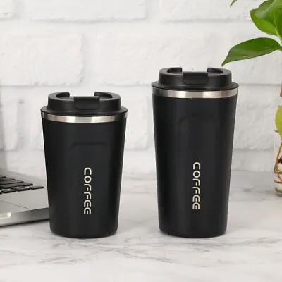 £9.66 • Buy Stainless Steel Insulated Coffee Mug Tea Cup Travel Leakproof 510ml
