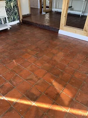 £1.99 • Buy Sample Of HANDMADE Terracotta Floor Tiles - Baked & Rustic Look Fr £29.95 Per M2