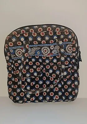 Vera Bradley Retired Night Owl Pattern Bag Purse 15 ×13  • $9.34