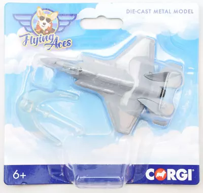 Corgi Flying Aces F-35 Lightning Die-Cast Metal Airplane W/ Stand CS90629 • $9.99