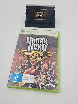 Near Mint Disc Xbox 360 Guitar Hero Aerosmith - Complete W Manual • $20.50