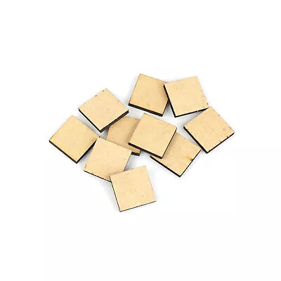 20mm Square Miniature Base Lot X10 - MDF Kings Of War Warhammer Fantasy THG • $1.39