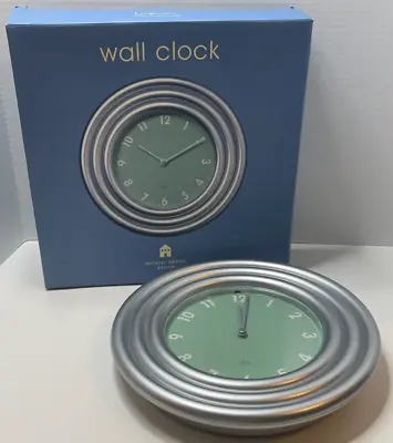 Michael Graves Design Wall Clock 12  Diameter Satin Aluminum Finish - Target NIB • $26.99