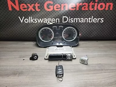 Volkswagen Jetta 2.0L BEV 4AT Immobilizer Ignition Key Lock Set Cluster ECU • $218.09