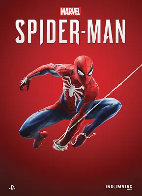 Spider Man PS4 Marvel Video Game Poster Art Print Home Decor HQ A1 A2 A3 A4 A5  • £5.85