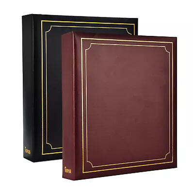 A4 Certificate 3-Ring Binder Slip In 100 Pocket Padded Photo Album Organiser • £13.99