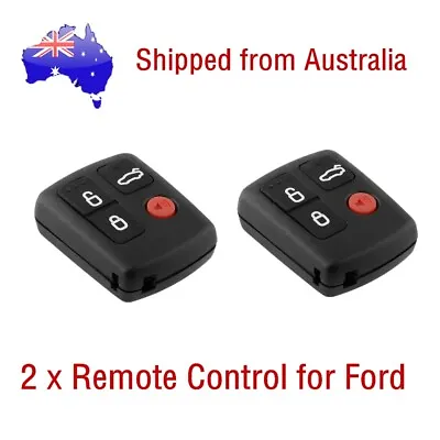 2 X For Ford BA BF Falcon Sedan/Wagon Keyless Car Remote 4 Button Keypad Locking • $14.99