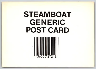 Postcard Generic Steamboat Springs Colorado Winter Resort Barcode • $4.99