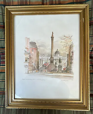 £20 • Buy Mads Stage Watercolour Print Architectural Landscapes London Framed
