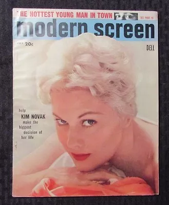 1956 MODERN SCREEN Magazine #7 FN+ Marilyn Monroe (3 Pgs) Kim Novak • $29.25