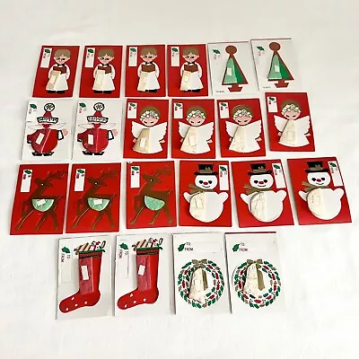 Vintage Christmas Lot Of 22 Honeycomb Tissue Gift Tags • $24.99