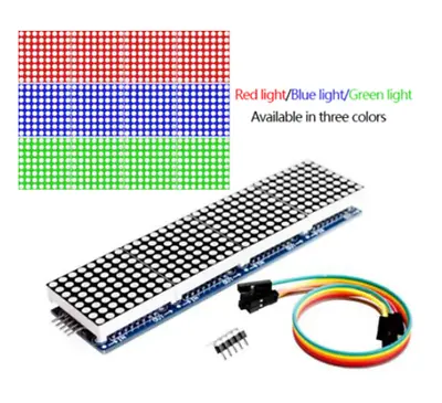 MAX7219 Microcontroller 4 In 1 Display LED 5P Line Dot Matrix Module Arduino • $4.80