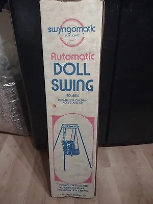 Vintage Swyngomatic Automatic New York Toy Co Baby Doll Swing Wind Up New In Box • $75.99