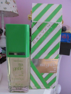 £79.99 • Buy Vintage Carven Ma Griffe Eau De Toilette Natural Spray 50ml Boxed