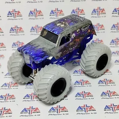 SON UVA DIGGER CHROME Spin Master Monster Jam Truck 1/64 Customized Wheel Swap • $7.99