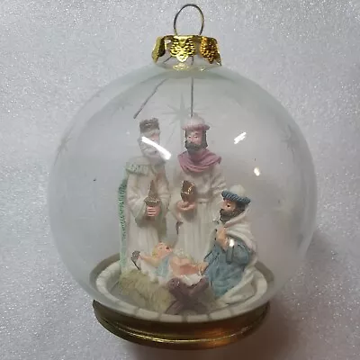 House Of Lloyd Three Kings Nativity Christmas Hanging Ball Ornament With Box • $12