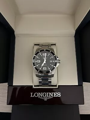 Longines HydroConquest Automatic- Men's Black Dial 41mm- L3.742.4.56.6 • $700