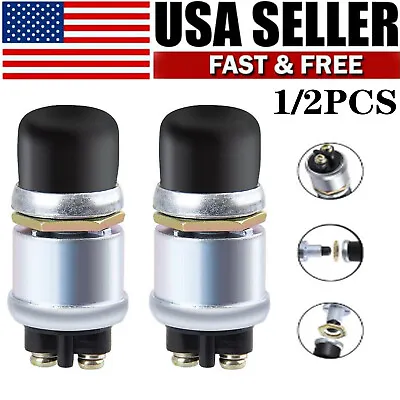 Push Button Momentary Starter 50A Ignition Switch On-Off SPST 12V DC For Marine • $9.79