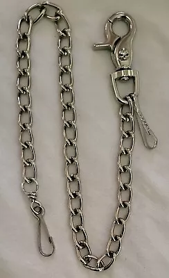 Vintage Harley-Davidson Men's Willie G Skull 25 Long Wallet Chain Polished... • $20