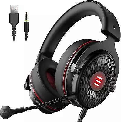 EKSA E900 Pro 7.1 Virtual Surround Sound Gaming Headset For PC PS4 PS5 • $65.95