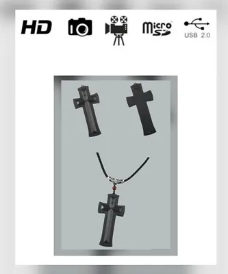 CROSS Necklace DVR Nanny Camera SPORTS Video Body  Wearable Cam Recorder HD DVR • $55.55