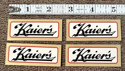 Vtg Kaier’s Beer Bottle Neck Label Lot Of 4 Chas. D. Kaier Mahanoy City Pa • $3.99