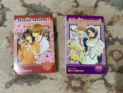 Maid Sama! English Manga Viz Dub Set Of 2 (Volumes 1-2 And 7-8) • $21.50