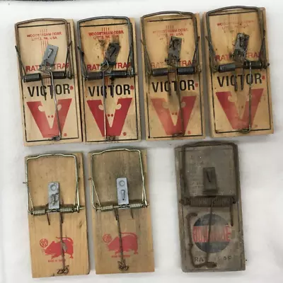 Rat Traps (Lot Of 5) Used Working Assorted • $20